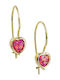 Roloi Kaliamanis Kids Earrings Pendants Hearts from Gold 9K