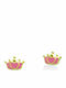 Bijou Box Hypoallergenic Gold Plated Kids Earrings Studs Crowns from Silver