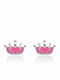 Bijou Box Hypoallergenic Kids Earrings Studs Crowns from Silver