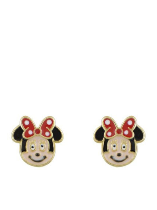 Papoulidis Jewellery Gold Plated Silver Studs Kids Earrings