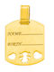 Kids Pendant Identity in 9K Gold