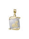 Gold Zodiac Sign Kids Pendant 14K 024764