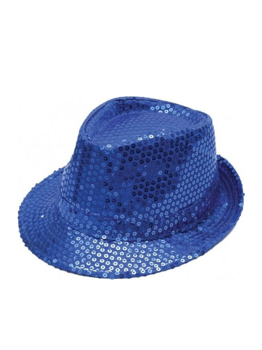 V-store Frauen Rattangeflecht Hut Blau