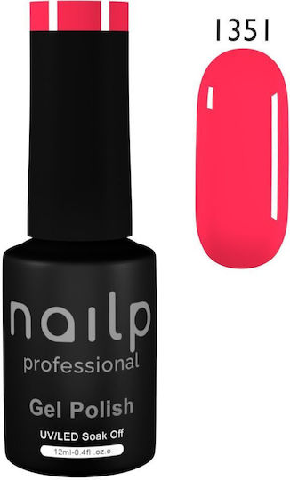 Nailp Professional Nailp Gel Nagellack Soak Off UV Led #1351 Gel Nagellack 1351 Fuchsie 12ml