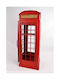 Metallic Miniature Telephone 19.5x19.5x55cm