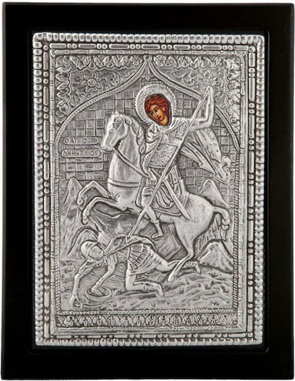 Εικόνα Άγιος Δημήτριος Ξύλινη 18x23εκ.