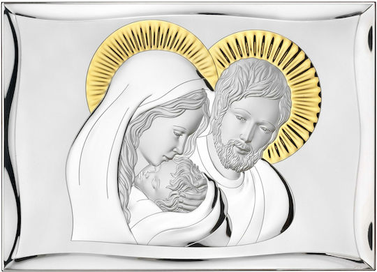 Valenti Image Holy Family Silver 28x40cm