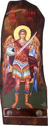 IconsGR Image Archangel Michael Wooden 14x37cm