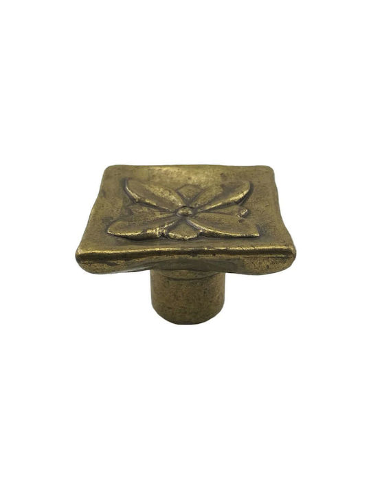 Rei Antique Knob Furniture made of Metallic in Bronze Color REI-1119-33-ANTIKE 1pcs