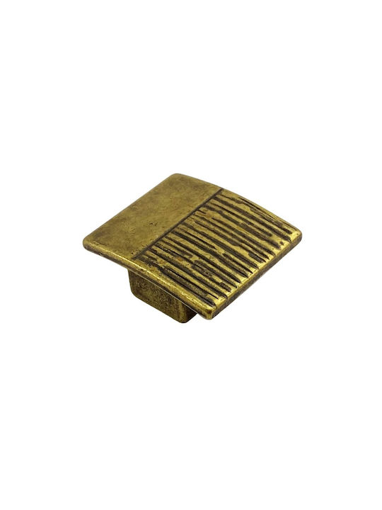Herrajes Palencia Antik Handgriff Möbelgriff aus Metallisch in Gold Farbe 60mm (Zentrenabstand 32mm) 410325 1Stück