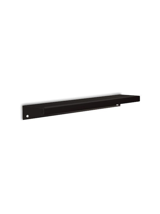 Handgriff Möbelgriff Bündiger Griff aus Metallisch in Schwarz Farbe 224mm 295889 1Stück