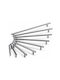 Finetto Handle Furniture made of Metallic in Silver Color with Center Distance 320mm 243-5001#320NS 1pcs