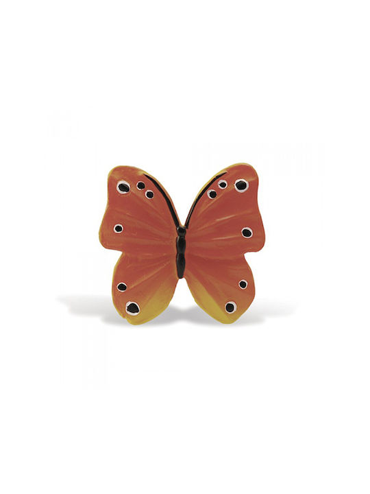 Finetto Kinder Knopf Möbelgriff aus Kunststoff in Rot Farbe 41mm 138-849C5614ΠΕ 1Stück