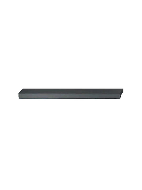 Finetto Handle Furniture Flush Handle made of Metallic Matte Black with Center Distance 128mm 213-5053#128BL 1pcs