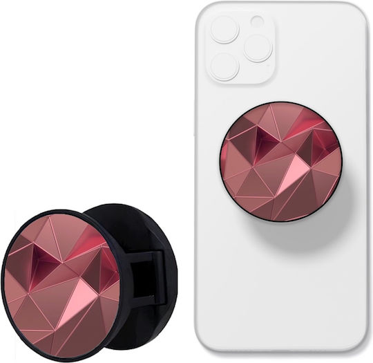 Phoneclub Pop Socket for Mobile Phone Grip Stant Ring Pink