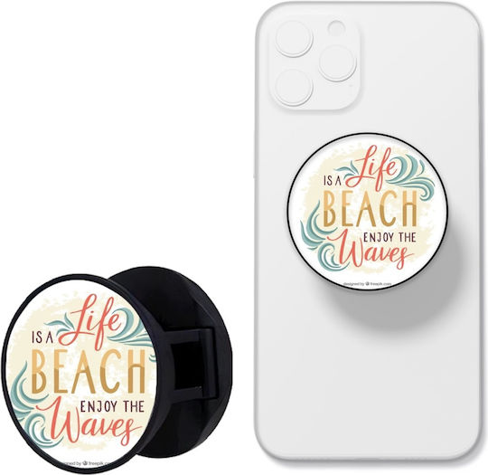 Phoneclub Pop Socket for Mobile Phone Grip Stant Ring White