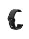 Λουράκι Σιλικόνης με Pin Μαύρο (Xiaomi Watch S1 Active)