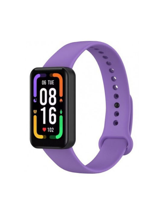 Λουράκι Σιλικόνης με Pin Μωβ (Redmi Smart Band Pro)
