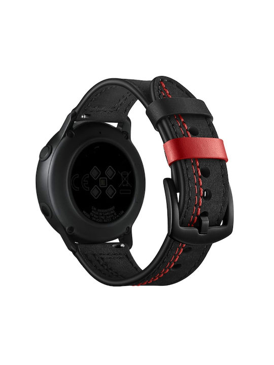 S Line Curea Piele Negru (Amazfit Stratos 2s/3)
