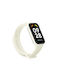 Redmi Smart Λουράκι Σιλικόνης με Pin Μπεζ (Realme Band 2)