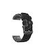 Football Pattern Two-color Strap Silicone Black (Amazfit Stratos 2s/3)