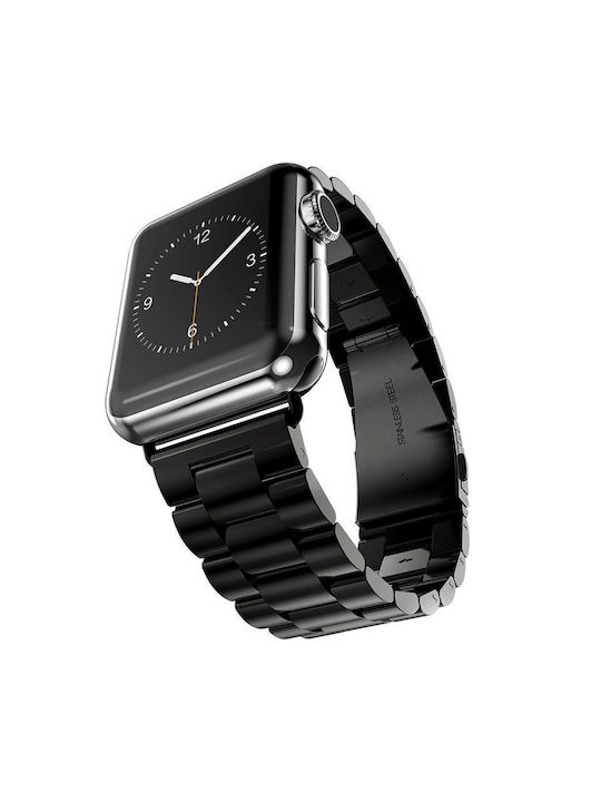 Λουράκι Ανοξείδωτο Ατσάλι Μαύρο (Apple Watch 38/40/41mm)