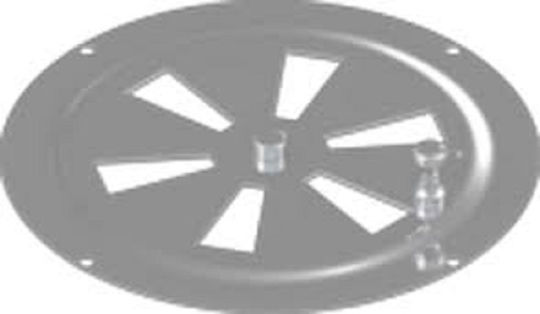 Vent Louver 12.5x12.5cm Round