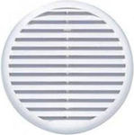 Round Vent Louver with Sieve 10x10cm