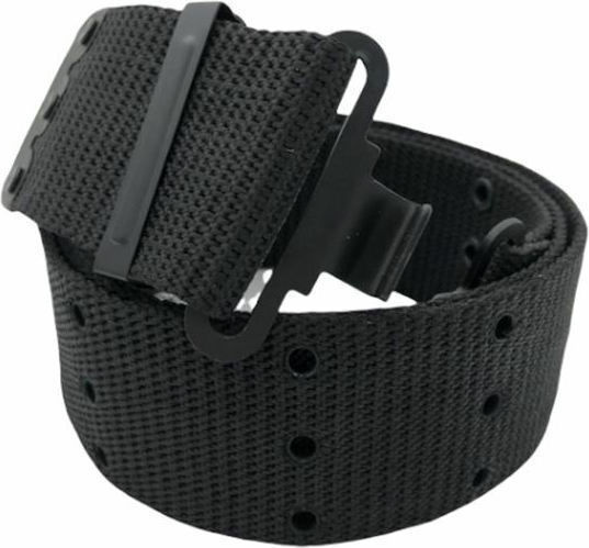 Military American Type Strap Belt 55mm Black
