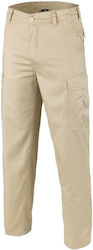 Military Pants in Beige Color