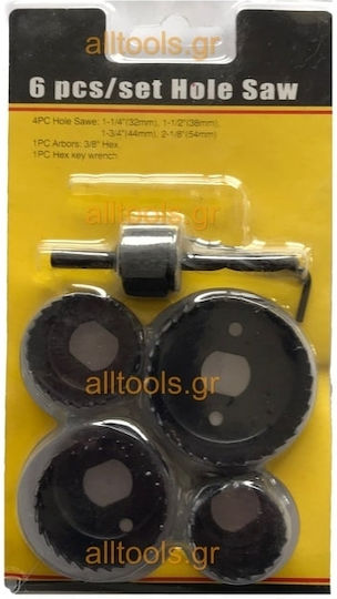 Σετ Ποτηροπρίονα με Διάμετρο από 32mm έως 54mm για Ξύλο