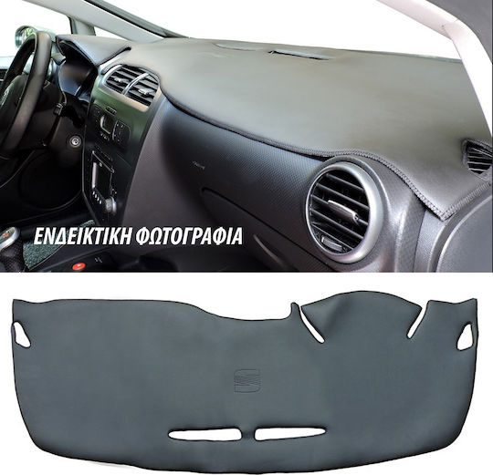 Car Dashboard Cover Leather with Emblem for Hyundai i30 Black Colour