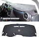 Car Dashboard Cover Alcantara with Emblem for Kia Sephia Gray Colour