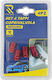Car Tire Valve Caps Red 4pcs