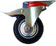 00486 Rotating Wheel with Brake 200mm