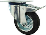 Β103D100R Wheel Rotating with Brake 100mm