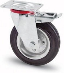 A103D250R Rotating Wheel with Brake 250mm