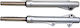 Motorcycle Shock Absorbers Front for Yamaha CRYPTON-X135