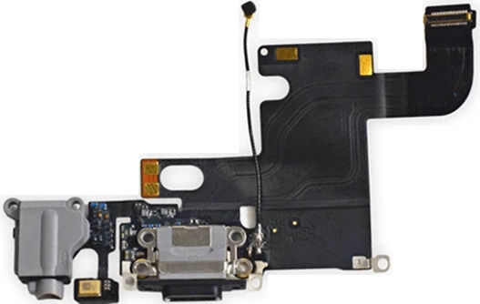 Кабел с Порт за зареждане в Черен цвят за iPhone 6