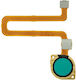Flex Cable with Fingerprint in Green colour for Redmi 9C
