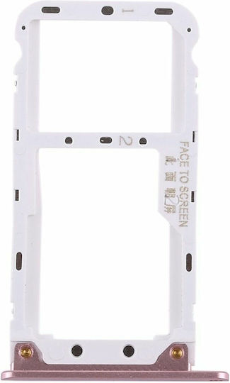 Sim Tray Ροζ Χρυσό για Redmi Note 5