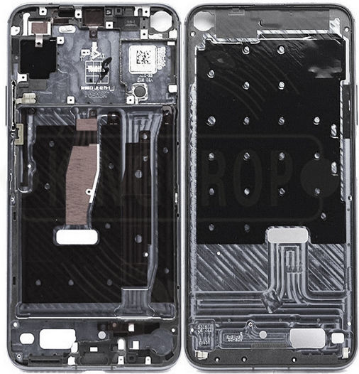 Μijlocul cadrului Negru pentru Huawei Nova 5T / Honor 20 - Huawei Nova 5T / Honor 20