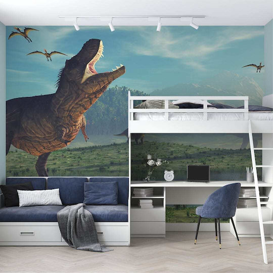 Caravelshop Embossed Kids Paper Wallpaper L350xH270cm
