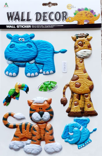 Детска стикерна за стена Стена 3D Пяна 20x30бр 6бр