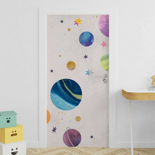 Caravelshop Детска стикерна за стена Врата 100x220бр