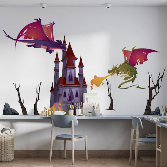Caravelshop Autocolant Decorativ pentru Copii Perete 175x145buc