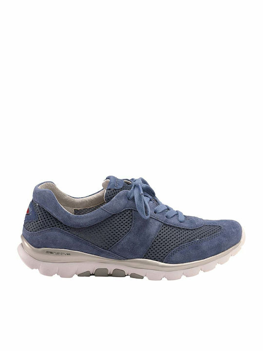 Gabor Damen Sneakers Blau