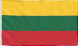 Polyester Perforated Flag of Lithuania 25x18cm