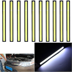 Drl 28 Φώτα Ημέρας Αυτοκινήτου σε σχήμα Μπάρας LED 12V 6W 17cm με Λευκό Φωτισμό 10τμχ Drl 28 Φώτα Ημέρας Αυτοκινήτου σε σχήμα Μπάρας LED 12V 6W 17cm με Λευκό Φωτισμό 10τμχ