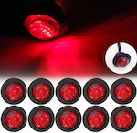 Truck Volume Lights 10pcs 12V - Red 000.230.8053